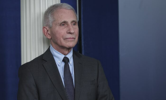 Anthony Fauci à Washington le 22 novembre 2022. (Win McNamee/Getty Images)