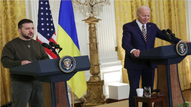 Volodymyr Zelensky à Washington le 21 décembre 2022. (Brendan Smialowski/AFP via Getty Images)