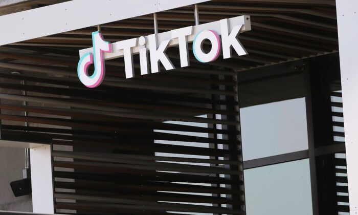 Siège de TikTok à Culver City, en Californie, le 27 août 2020. (Mario Tama/Getty Images)