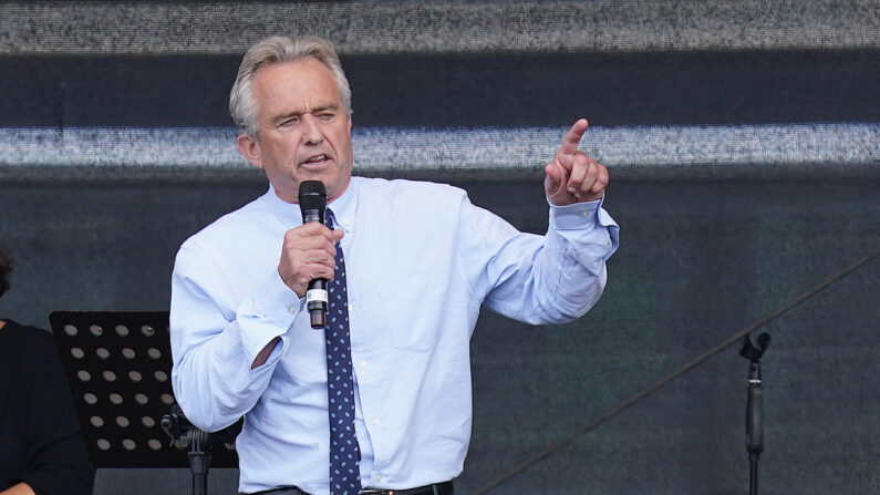 Robert F. Kennedy Jr à Berlin.  (Photo : Sean Gallup/Getty Images)