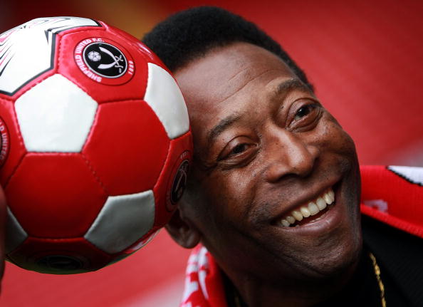 Pelé, de son vrai nom Edson Arantes Do Nascimento est décédé le 29 décembre 2022 à São Paulo au Brésil.  (Photo : Christopher Furlong/Getty Images)