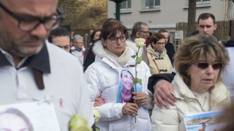 Le féminicide de la jeune maman, Julie Douib, en 2019 à l'Île-Rousse, avait suscité une mobilisation sans précédent. (LUCAS BARIOULET/AFP/Getty Images)