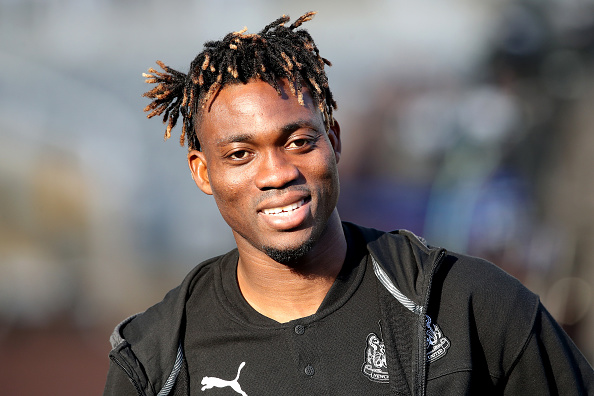 Christian Atsu, ancien joueur de Chelsea et Newcastle, a été retrouvé vivant dans les décombres du tremblement de terre. (Photo : Ian MacNicol/Getty Images)