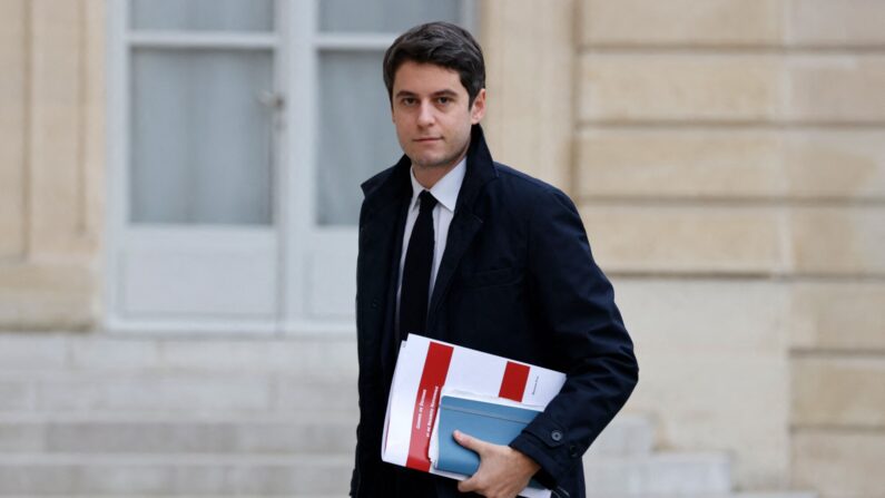 Le ministre délégué aux Comptes publics Gabriel Attal. (Photo : LUDOVIC MARIN/AFP via Getty Images)