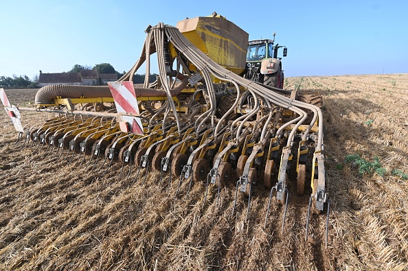 La France veut réduire des émissions de gaz à effet de serre dans le secteur agricole d'ici 2050. (JEAN-FRANCOIS MONIER/AFP via Getty Images)