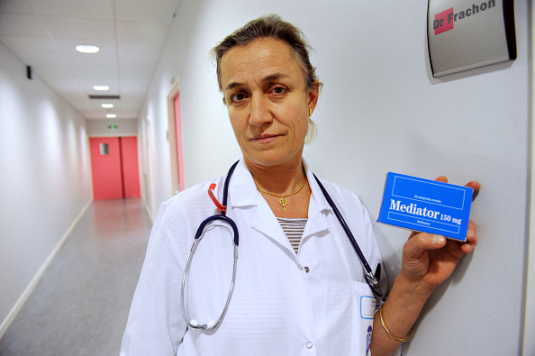 Irène Frachon, pneumologue et auteur du livre intitulé "Mediator 150 mg. Combien de morts ?" témoignera mardi devant la cour d'appel de Paris. (Fred TANNEAU / AFP) (Photo by FRED TANNEAU/AFP via Getty Images)