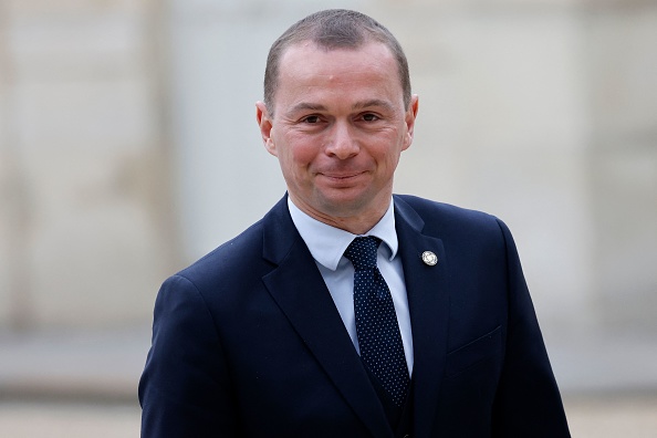 Le ministre du Travail Olivier Dussopt. (Photo : LUDOVIC MARIN/AFP via Getty Images)