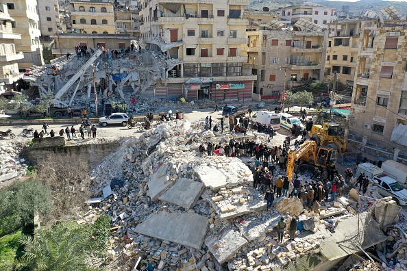 Nord-ouest de la Syrie.  (OMAR HAJ KADOUR/AFP via Getty Images)