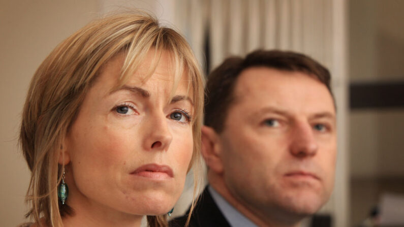 Kate et Gerry McCann parlent aux journalistes le 19 février 2010, à Londres. (Photo: Peter Macdiarmid/Getty Images)