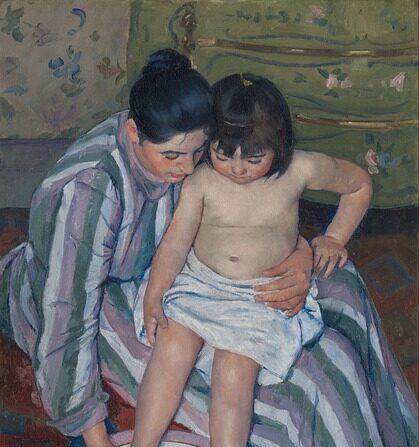 Peinture de Mary Cassatt, peintre du 20e siècle.
Photo Pixabay