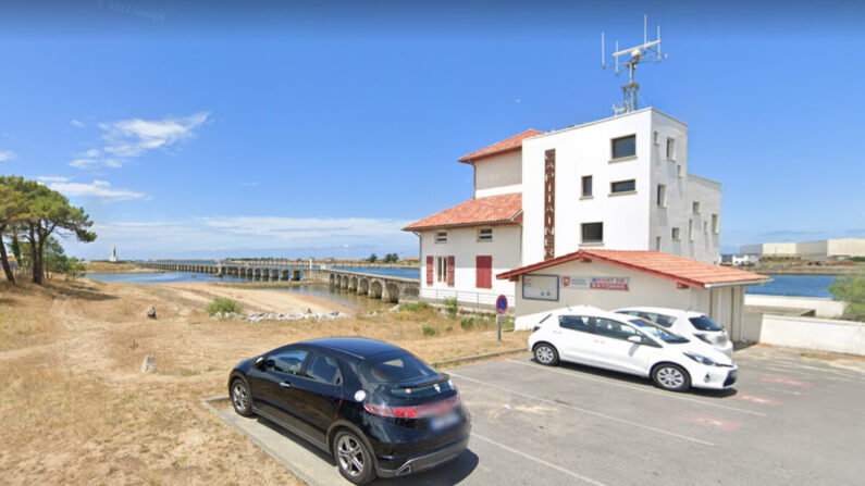 Plage non loin de Boucau, dans les Pyrénées-Atlantiques. (Capture d'écran Google Map)