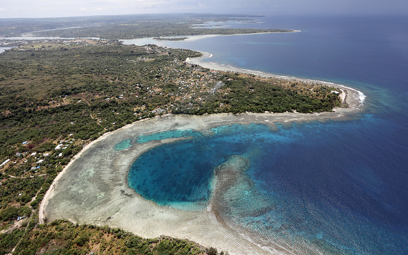 Conjonction d'évènements climatiques : un nouveau cyclone et un séisme de magnitude 6,5 à Vanuatu. (Mario Tama/Getty Images)