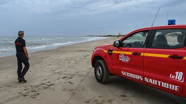 Illustration - Secours nautique des pompiers (Photo par PASCAL GUYOT/AFP via Getty Images) 