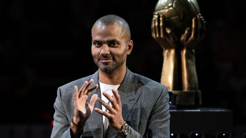 Tony Parker, à Villeurbanne, le 1er octobre 2022. (Photo: JEAN-PHILIPPE KSIAZEK/AFP via Getty Images)