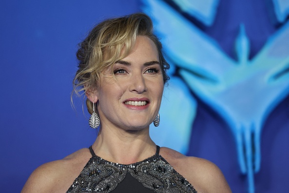 Kate Winslet durant la promotion d'« Avatar : La voie de l'eau » à Londres en décembre 2022. (ISABEL INFANTES/AFP via Getty Images)