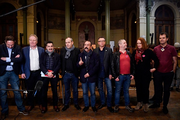 L'intersyndicale a appelé à "casser la baraque" lors de la mobilisation du 7 mars. (JULIEN DE ROSA/AFP via Getty Images)