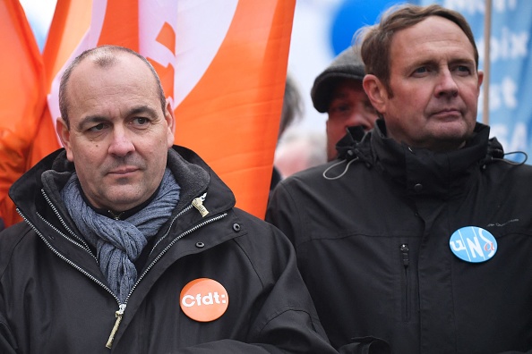 Le secrétaire général de la CFDT Laurent Berger. (JULIEN DE ROSA/AFP via Getty Images)