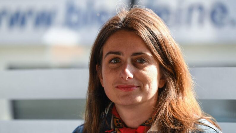 La secrétaire nationale du parti écologiste français EELV, Marine Tondelier. (Photo BERTRAND GUAY/AFP via Getty Images)