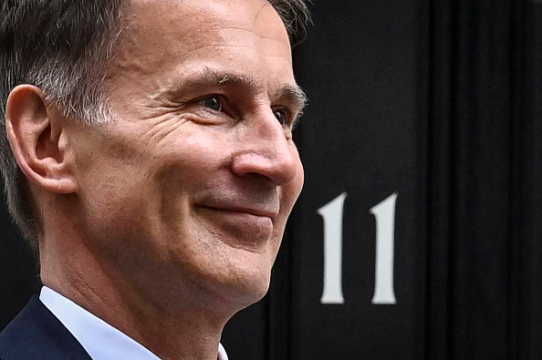 Le ministre britannique des Finances Jeremy Hunt. (JUSTIN TALLIS/AFP via Getty Images)