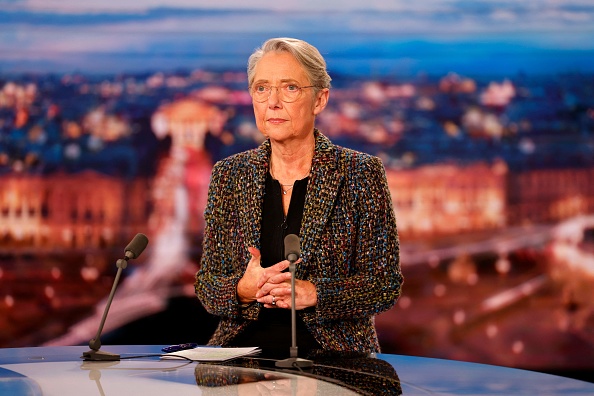 La Première ministre Élisabeth Borne. (LUDOVIC MARIN/AFP via Getty Images)