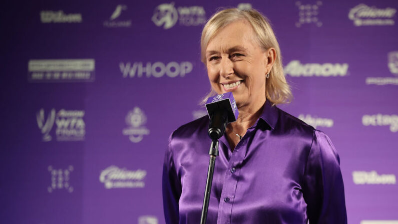 Martina Navratilova, le 8 novembre 2021 à Zapopan, au Mexique. (Photo: Hector Vivas/Getty Images for WTA)