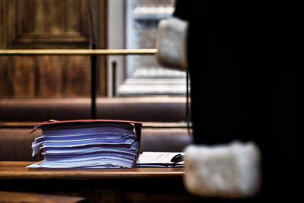 Palais de justice de Lyon.  (JEFF PACHOUD/AFP via Getty Images)