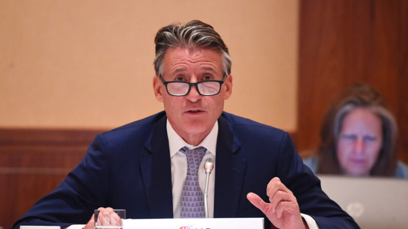 Sebastian Coe, président de l'IAAF, le 31 juillet 2017 à Londres. (Photo: Eamonn M. McCormack/Getty Images for IAAF)