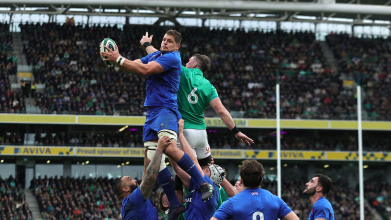 Paul Willemse, le 2e ligne du XV de France. (Photo by David Rogers/Getty Images)