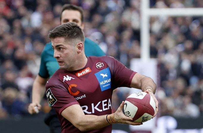 L'ailier international argentin Santiago Cordero, de Bordeaux-Bègles, évoluera avec la Franchise irlandaise de Connacht les deux prochaines saisons. (Photo by ROMAIN PERROCHEAU/AFP via Getty Images)