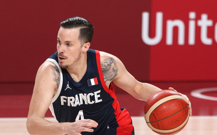 Thomas Heurtel, meneur de l’équipe de France de basket. (Photo Ezra Shaw/Getty Images)