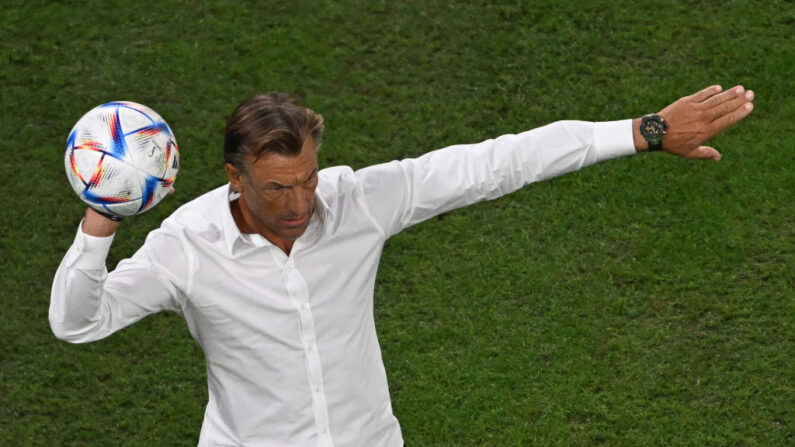 Hervé Renard est le nouveau sélectionneur des Bleues jusqu'en août 2024. (Photo by KIRILL KUDRYAVTSEV/AFP via Getty Images)