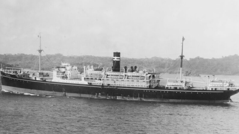 Le Montevideo Maru, un cargo mixte, avait été coulé le 1er juillet 1942 par le sous-marin américain USS Sturgeon. (Photo : Silent World Foundation)