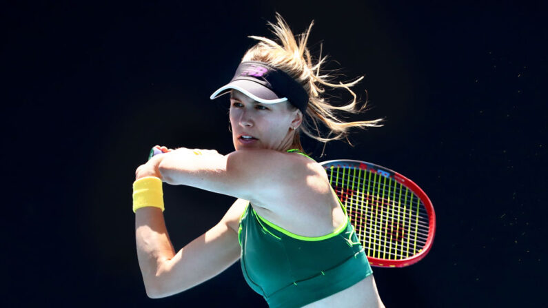 La Canadienne Eugénie Bouchard, s'est qualifiée pour le deuxième tour du tournoi WTA 1000 organisé dans la capitale espagnole. (Photo by Kelly Defina/Getty Images)