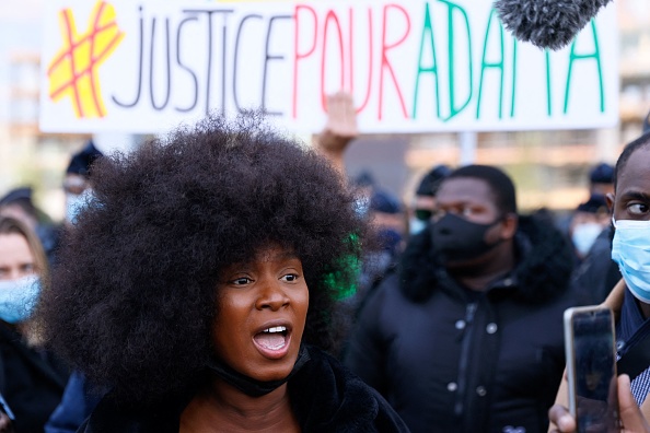 Assa Traoré en 2021. (THOMAS SAMSON/AFP via Getty Images)