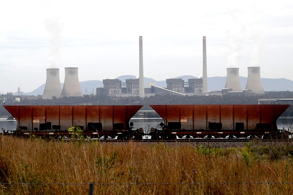 La centrale électrique, près du lac Liddell dans la ville de Singleton, en Australie. (SAEED KHAN/AFP via Getty Images)