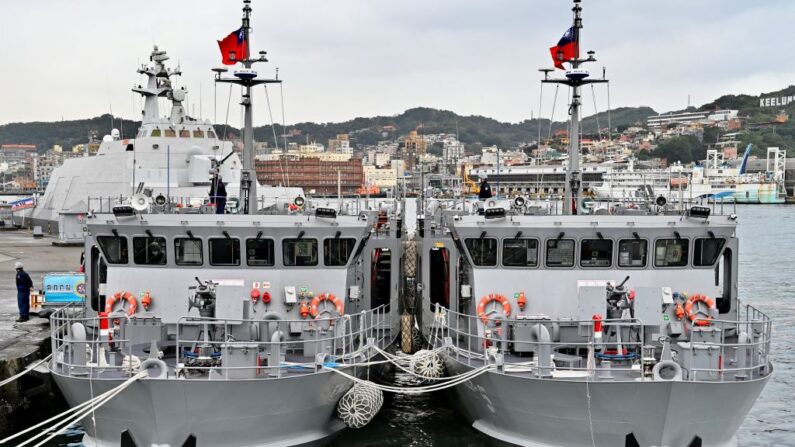 La Chine communiste interdira pendant quelques heures dimanche toute navigation maritime dans une zone située au nord de l'île de Taïwan. (Photo SAM YEH/AFP via Getty Images)