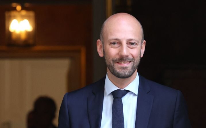 Le ministre français de la Transformation et des Services publics Stanislas Guerini. (Photo THOMAS COEX/AFP via Getty Images)