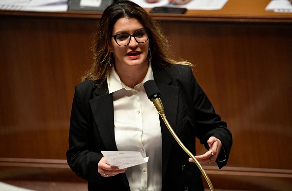 La secrétaire d'État chargé de l'Économie sociale et solidaire et de la vie associative Marlène Schiappa. (JULIEN DE ROSA/AFP via Getty Images)