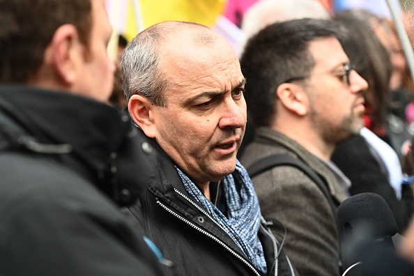 Le secrétaire général de la CFDT Laurent Berger. (CHRISTOPHE ARCHAMBAULT/AFP via Getty Images)