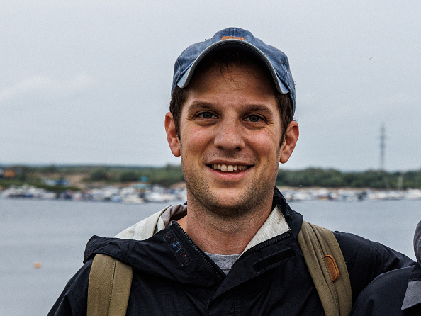 Le journaliste américain Evan Gershkovich du Wall Street Journal. (Photo DIMITAR DILKOFF/AFP via Getty Images)