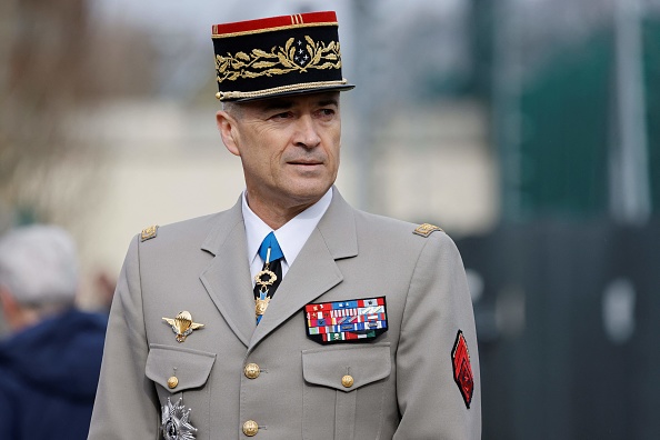 Le chef d'état-major des armées françaises, le général Thierry Burkhard. (LUDOVIC MARIN/POOL/AFP via Getty Images)