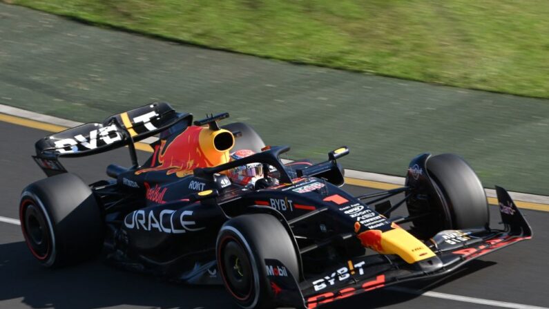 Max Verstappen (Red Bull), le double champion du monde a remporté dimanche le Grand Prix d’Australie. (Photo by WILLIAM WEST/AFP via Getty Images)