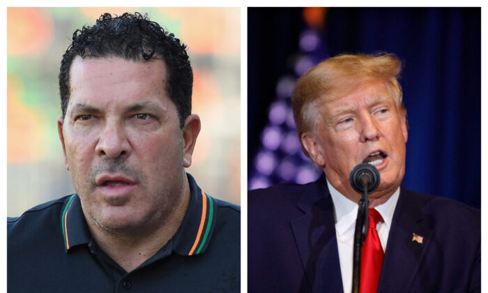 Joe Tacopina et Donald Trump. (Alessandro Sabattini/Getty Images)