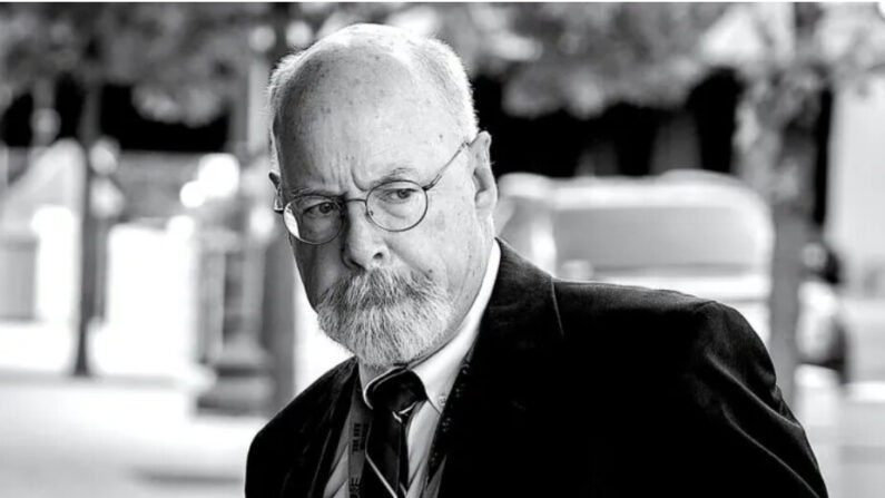 Le procureur spécial John Durham arrive au tribunal fédéral à Washington le 18 mai 2022. (Teng Chen pour Epoch Times)