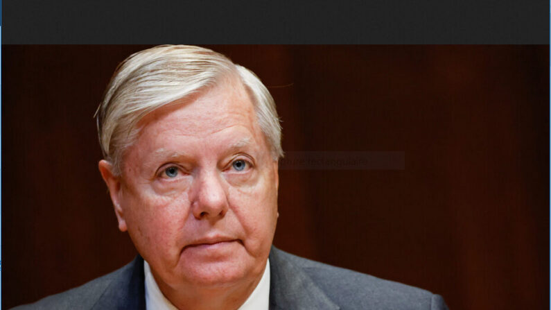 Le sénateur Lindsey Graham à Washington,  le 25 mai 2022 (Ting Shen/Pool/Getty Images)