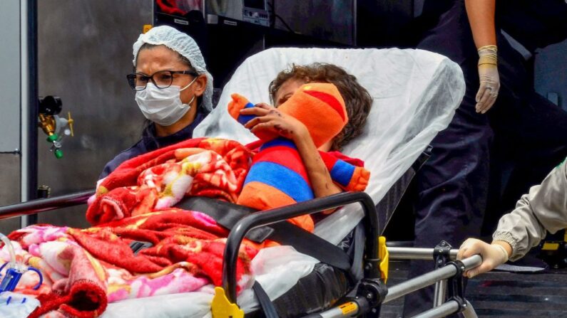 Plus de cent militaires aidés de chiens renifleurs étaient sur la piste des enfants après la découverte d'indices laissant espérer que l'impensable était possible. (Photo d' illustration - JUNIO MATOS/AFP via Getty Images)