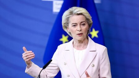 Ursula von der Leyen à Kiev pour marquer la Journée de l’Europe