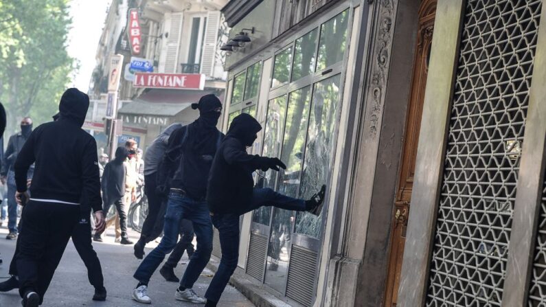 Paris, le 1er mai 2023. (ALAIN JOCARD/AFP via Getty Images)