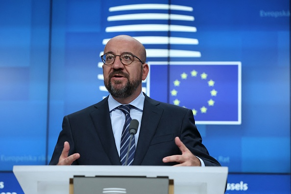 Le président du Conseil européen Charles Michel. (KENZO TRIBOUILLARD/AFP via Getty Images)