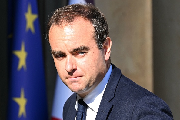 Le ministre des Armées Sébastien Lecornu. (BERTRAND GUAY/AFP via Getty Images)